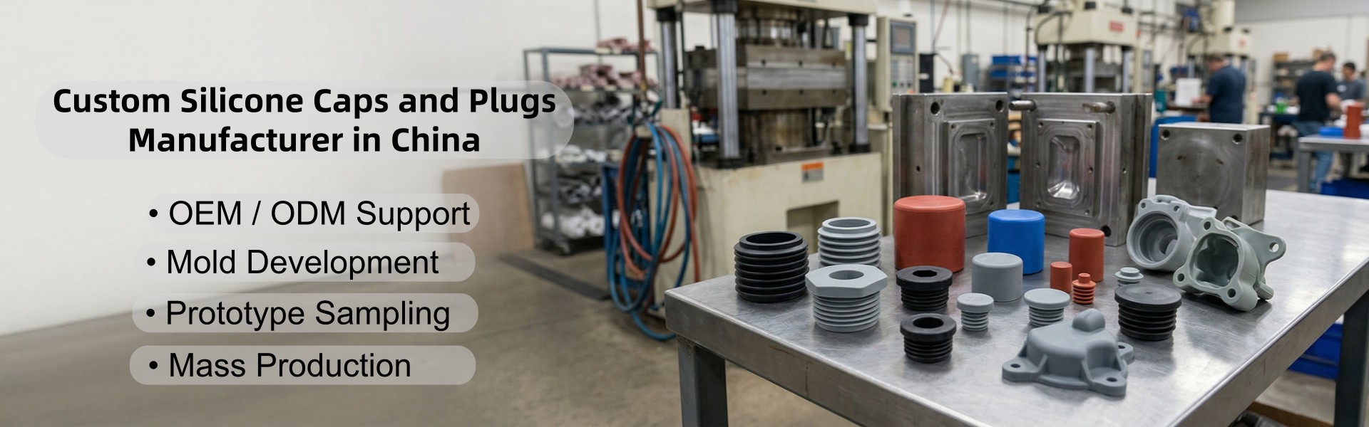 Custom Silicone Caps and Plugs Manufacturer | Reemane