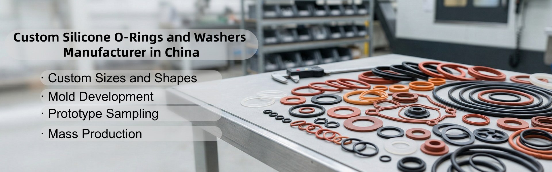 Custom Silicone O-Rings and Washers Manufacturer | Reemane