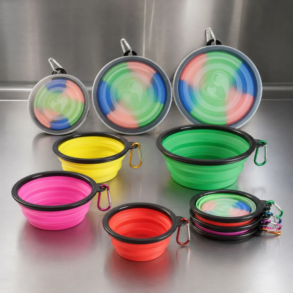 Collapsible Silicone Pet Travel Bowl Wholesale OEM Manufacturer 01