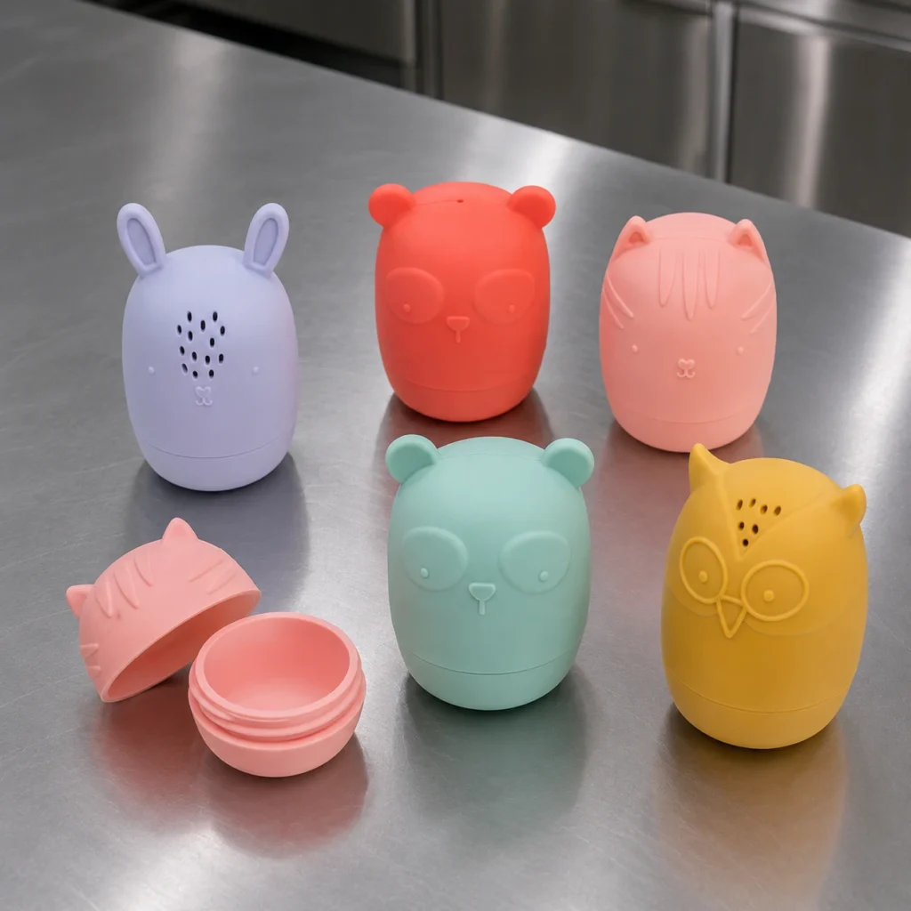 Custom Silicone Animal Baby Bath Toys OEM Manufacturer (3)