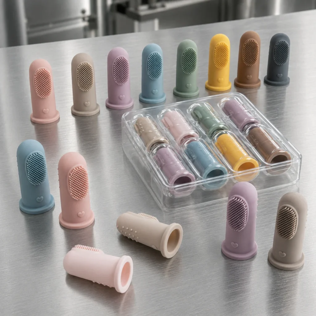 Custom Silicone Baby Finger Toothbrush OEM Manufacturer (4)