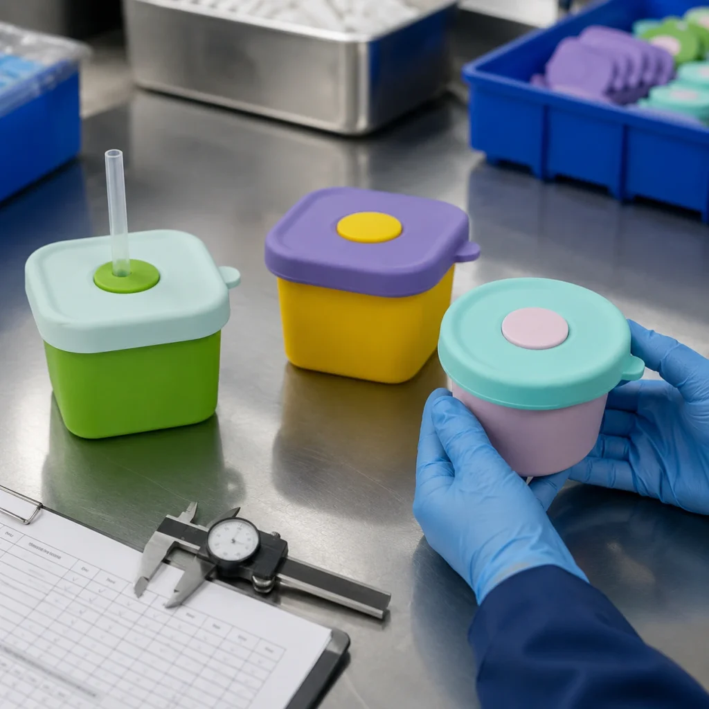 Custom Silicone Baby Food Storage Container OEM Manufacturer