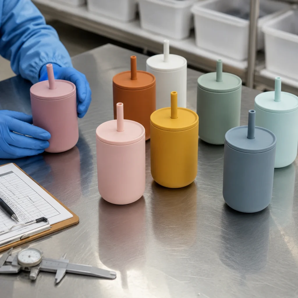 Custom Silicone Baby Straw Cup OEM Manufacturer