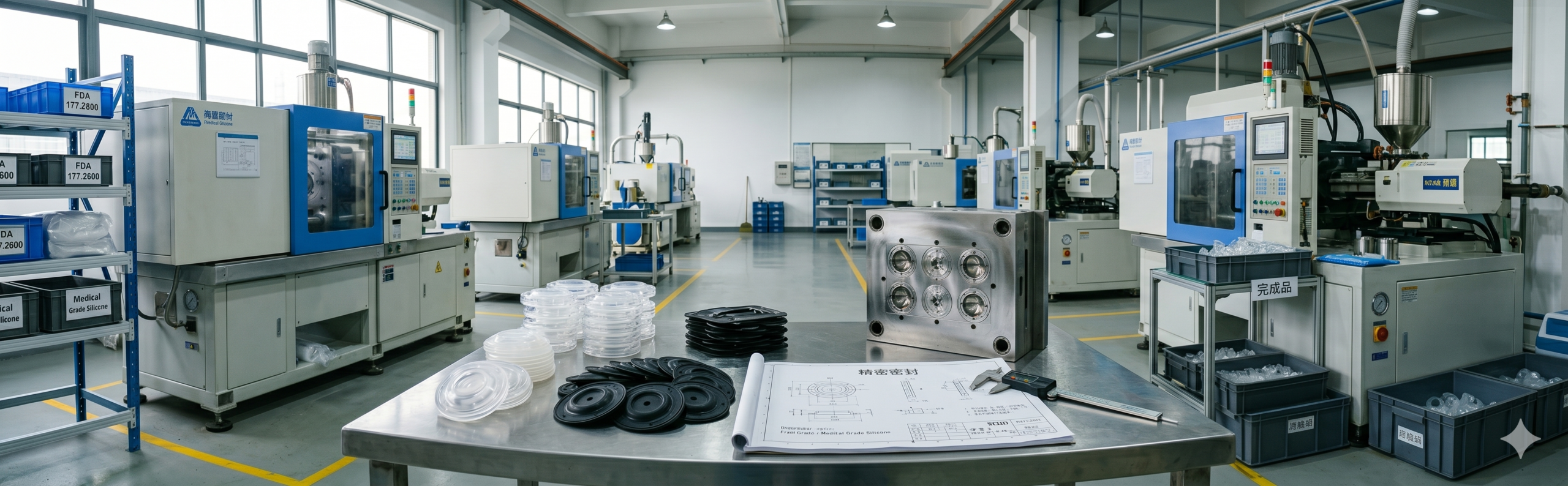 Custom Silicone Seals for Fluid Control & Valves | SiliconeFactories
