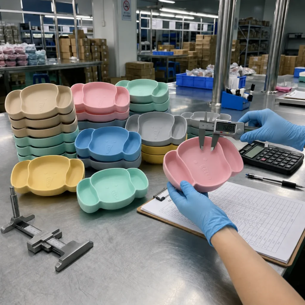 Elephant Shaped Silicone Baby Feeding Plate | Existing Mold Solutions