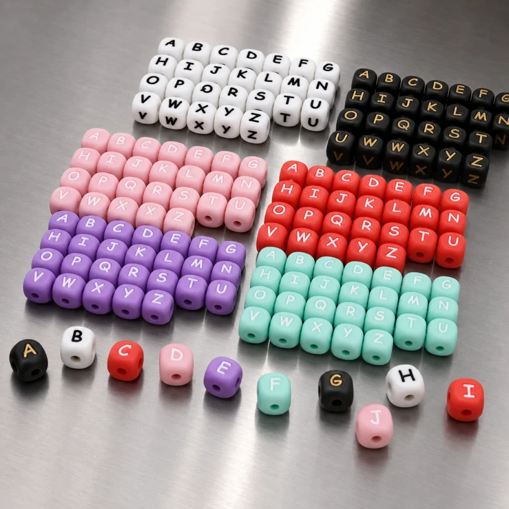 Custom Silicone Alphabet Letter Beads OEM Manufacturer (4)