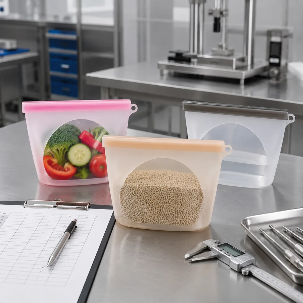 Custom Reusable Silicone Food Storage Bag OEM Manufacturer