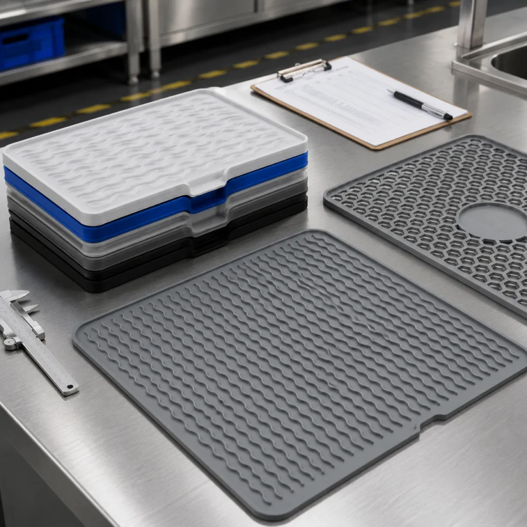 Custom Silicone Dish Drying Mat OEM Manufacturer (6)