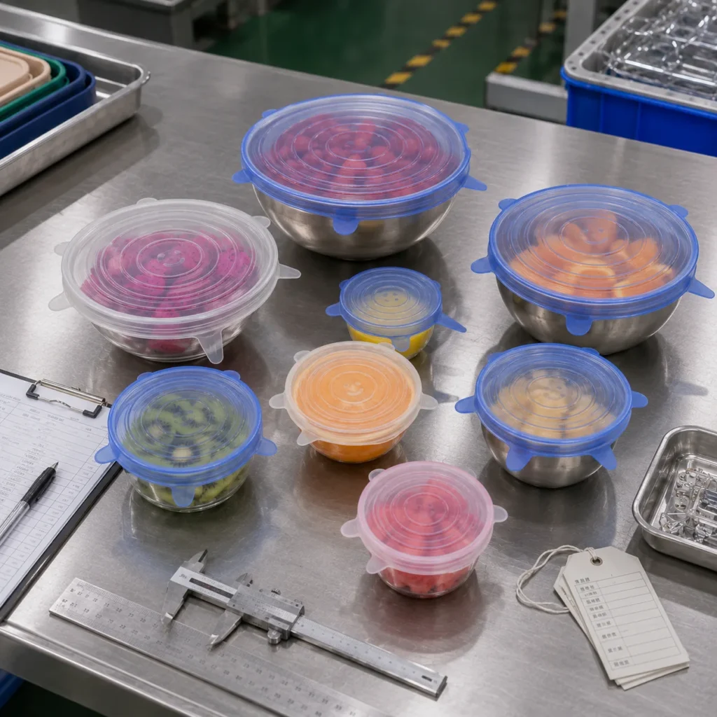 Custom Silicone Stretch Lids and Covers OEM Manufacturer (3)